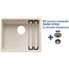 Blanco ETAGON 500-U Soft White + Set Dark Steel 4527075