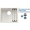 Blanco ETAGON 500-U Bianco + Set Dark Steel 4522231