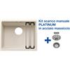 Blanco ETAGON 500-U Soft White + Set Platinum 5527075