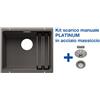 Blanco ETAGON 500-U Grigio Vulcano + Set Platinum 5527258