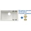 Blanco ETAGON 700-U Bianco + Set Satin Gold 3525171