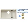 Blanco ETAGON 700-U Soft White + Set Satin Gold 3527078