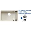 Blanco ETAGON 700-U Soft White + Set Dark Steel 4527078