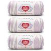 Red Heart All in ONE Flower Power - Gomitolo di glicine, confezione da 3, 250 g, 100% acrilico, pettinato, misura media, 404 m, per lavori a maglia/uncinetto