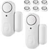 Fuers Allarme Porta Ingresso Sensori Allarme Porte e Finestre con Batterie Sensore Apertura Porta 100 dB Allarme Finestre 2 Pezzi Sensore Porta Allarme per Finestre per Casa, Hotel, Piscina, Garage