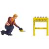 NOCH Tiny-Scenes - Scena realistica con binari, ideale per modellismo pista H0