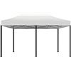 FRANKYSTAR Kebon Tenda/Gazebo per Giardino 3X4,5 e 3x6 Impermeabile Pieghevole Per Fiere Mercati (3x6, Bianco)
