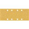 Bosch Professional 10x Carte abrasive Expert C470 con 8 fori (per Legno duro, Vernice su legno, 93x230 mm, Grana 40, accessorio Levigatrice orbitale)