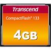 Transcend Compact Flash 133x TS4GCF133 Scheda di Memoria, 4 GB