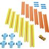 Hot Wheels Hot-Wheels Track Builder Pista Richiudibile con Macchinina, Giocattolo per Bambini 4+ Anni, GLC91