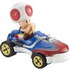 Hot Wheels- Mario Kart Personaggio Toad Veicolo in Metallo in Scala 1:64, Macchinina Giocattolo per Bambini 3 + Anni, GBG30