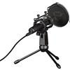 Trust Gaming GXT 241 Velica Microfono Streaming USB con Treppiede e Filtro Pop, Microfono a Condensatore per Canto, Podcast, Streaming, Voce, YouTube, Twitch, PC/Laptop