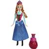 Disney Frozen - Il regno di ghiaccio Ragazze Bambola Royal Color Anna - blu Tagl