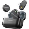 MAONO Wave T5 Mini Microfono Wireless per Smartphone (USB-C) - Microfono Lavalie