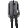 Amirante Antica Sartoria Napoletana Abito sartoriale A.S.N. 2 bottoni grigio 100% fresco lana Angelico Made in Italy