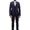 Amirante Antica Sartoria Napoletana Abito sartoriale 2 bottoni blu drop 7 100% fresco lana Angelico Made in Italy