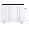 Cecotec Emettitore Termico ReadyWarm 2500 Thermal Black. 12 Elementi e 1800 W, Display LCD, Telecomando a distanza, timer, selezione della temperatura, copertura di 25 m² (10 Moduli, Bianco)