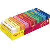 Jovi - Plastilina a base vegetale 10 x 50 g - Multicolore, colori vivaci, grande plasticità, senza glutine - Per bambini dai 3 anni