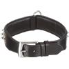 Nobby Delgado - Collare per cani in pelle, lunghezza 70 cm x larghezza 50 mm, colore: Nero