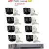 HIKVISION KIT videosorveglianza Hikvision 4K DVR 16 canali Acusense 8 telecamere bullet 8