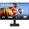 LG Monitor Da 27" Full HD Led IPS Per Pc 100Hz 1ms Schermo Display HDMI Speaker