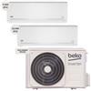 Beko BGMPO181 + BGMPI095 + BGMPI125 Climatizzatore Dual split Inverter 9000btu + 12000btu Wi-Fi