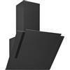 Silverline 3424 Cappa a parete cm 60 mod. 3424.6.733.01 / SLCA3424B6 - Larghezza 60 cm - Classe C - Portata 533 m3 - Rumorosità 70 db - Touch control - Nero / Vetro nero - Potenza 216 W