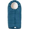 Nuvita 9658 Junior Slender | Sacco universale per passeggino | Massima Protezione dal Freddo da 6 a 36 Mesi (100cm) |Ultra Sottile, Leggero e Protettivo fino a -10°C | Blu
