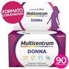 Multicentrum Multicentrum Donna Integratore Multivitaminico Completo Per Donne Fino Ai 50 Anni, Formato Convenienza 90 Compresse