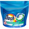 Dash Pods Detersivo Lavatrice In Capsule, 58 Lavaggi, Classico Fresco, Rimuove Le Macchie, Efficace A Freddo Anche E In Cicli Brevi