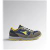Diadora Utility Scarpe Antinfortunistiche Run Text Low S1P SRC ESD - Adulto - Grigio Castello/Blu Insegna - Tagl. 44 EU ,