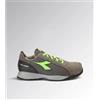 Diadora Utility Scarpe Antinfortunistiche Glove MDS Text Low S1PS FO HRO SR - Grigio Carbone / Verde Fluo - 43 EU ,