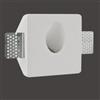 ELETTROLUCESTORE faretto segnapasso da incasso luce indiretta in gesso ceramico fisso a scomparsa verniciabile per mr11 csf035