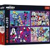 Trefl: Mickey e amici - puzzle da 4 x 250 pezzi