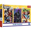 Trefl: Avengers - puzzle con 3 x 80 pezzi