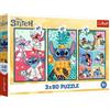 Trefl: Stitch - puzzle 3 x 80 pezzi