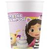 Gabby's dollhouse Casa delle bambole Gabi: bicchieri di carta - 200 ml - 8 pezzi