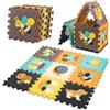 Tappeto puzzle - 85 x 85 cm, 9 pezzi, animali
