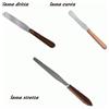 SET DI 3 SPATOLE STENDICERA IN ACCIAIO INOX