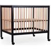 Child Home Letto Playpen 95 x 75 Childhome Nero/Naturale