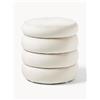 Westwing Collection Pouf imbottito in velluto con contenitore Alto
