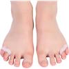 Careforyou ® Supporti in Silicone, 2 fori, Protezione per dita dei piedi, separatore, correttivi, unisex