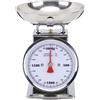 Fockety Bilancia da Cucina Meccanica, quadrante della Bilancia analogica in Acciaio Inox per Alimenti con Ciotola Rimovibile, 2KG o 4KG 2 Dimensioni, Bilancia per Il Peso degli Alimenti (2 kg)