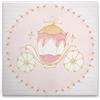 A.S. Création DD129454 - Stampa su tela, motivo: principesse, colore: beige, giallo, 40 x 40 cm