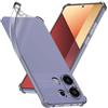 ebestStar - Cover per Xiaomi Redmi Note 13 Pro 4G, Custodia Silicone Trasparente, Protezione TPU Antiurto, Bordi Rinforzati, Trasparente