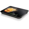 Laica KS5015 Bilancia da Cucina Elettronica, Nera, Vetro Temperato, Tasti Touch Sensor, 15 kg, elettrica, giallo, vetro;vetro temperato