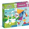 CLEMENTONI S.P.A. Clementoni Gioco da Tavolo 2 in 1, Gioco dell'Oca e Tangram