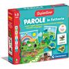 CLEMENTONI S.P.A. Clementoni Sapientino Montessori Parole in Fattoria, Gioco Educativo con Puzzle Animali Sagomati