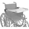 PEPE Mobility - Vassoio per Sedia a Rotelle con Portabicchieri, Tavolino Rimovibile, Facile da Installare, Adulti (Grigio)