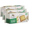 CAIYA 3X Gentilini Fette Biscottate Tostate Spesse e con Pochi Zuccheri 175g
